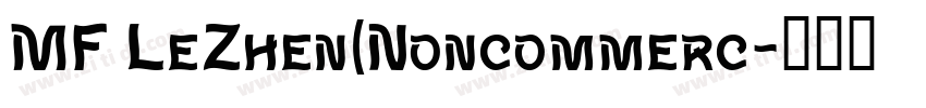 MF LeZhen(Noncommerc字体转换